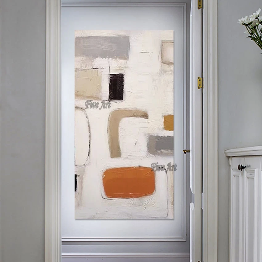 

Большой размер, текстура, акриловый холст, искусство, простая абстрактная картина маслом без рамки, настенные панно для отеля, демонстрация для украшения дома