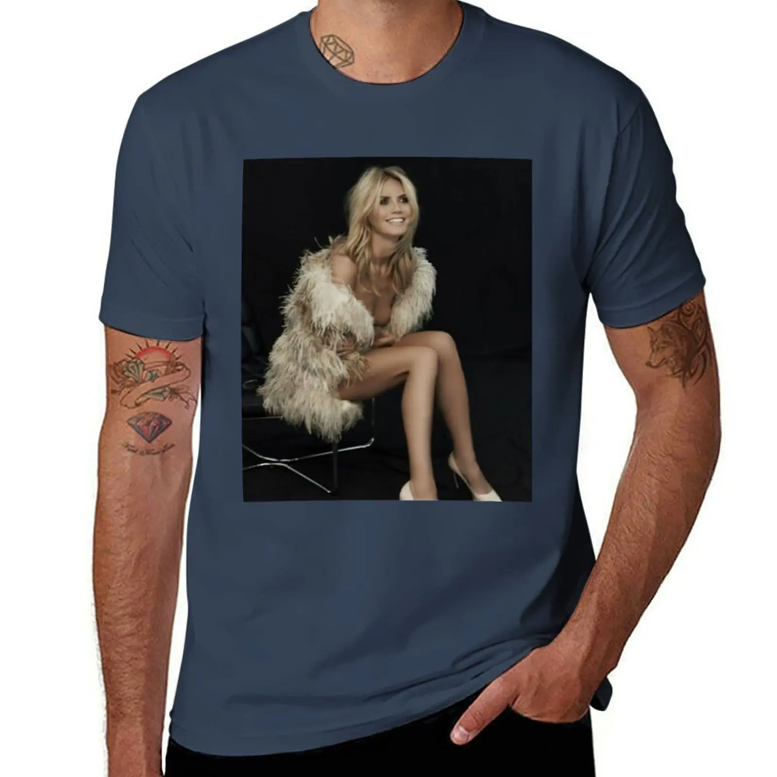 

Heidi Klum T-Shirt Sun Protective Outdoor Tee Top