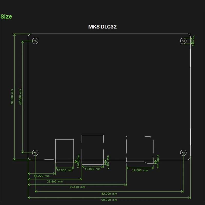 MKS DLC32 V2.1 32Bits Engraver Motherboard Offline ESP32 Wifi Controller For CNC Laser Engraving Machine