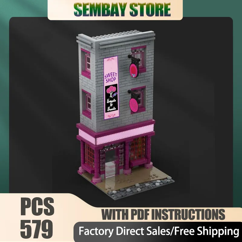 

Popular Movie Moc Building Brick Modular Diagon Alley 75978 Extension Model Technology Blocks Christma DIY Toy Construction Gift