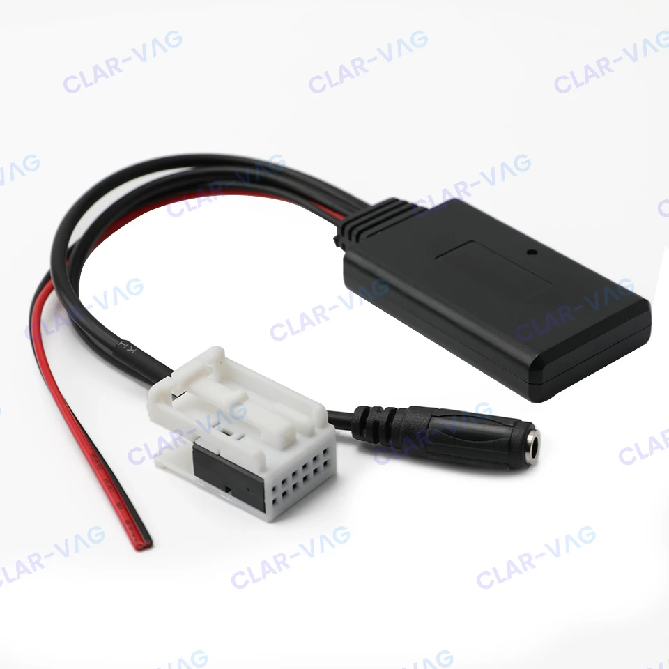 Bluetooth Module Receiver Adapter Radio Stereo AUX Cable Adapter12 Pins For BMW E60 E63 E64 Plug and Play