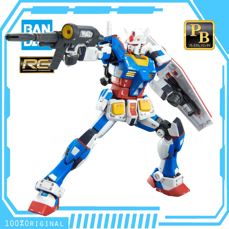 

In Stock BANDAI ANIME MOBILE SUIT GUNDAM RG 1/144 PB LIMITED RX-78-2 GUNDAM Assembly Plastic Model Action Toys Figure Gift