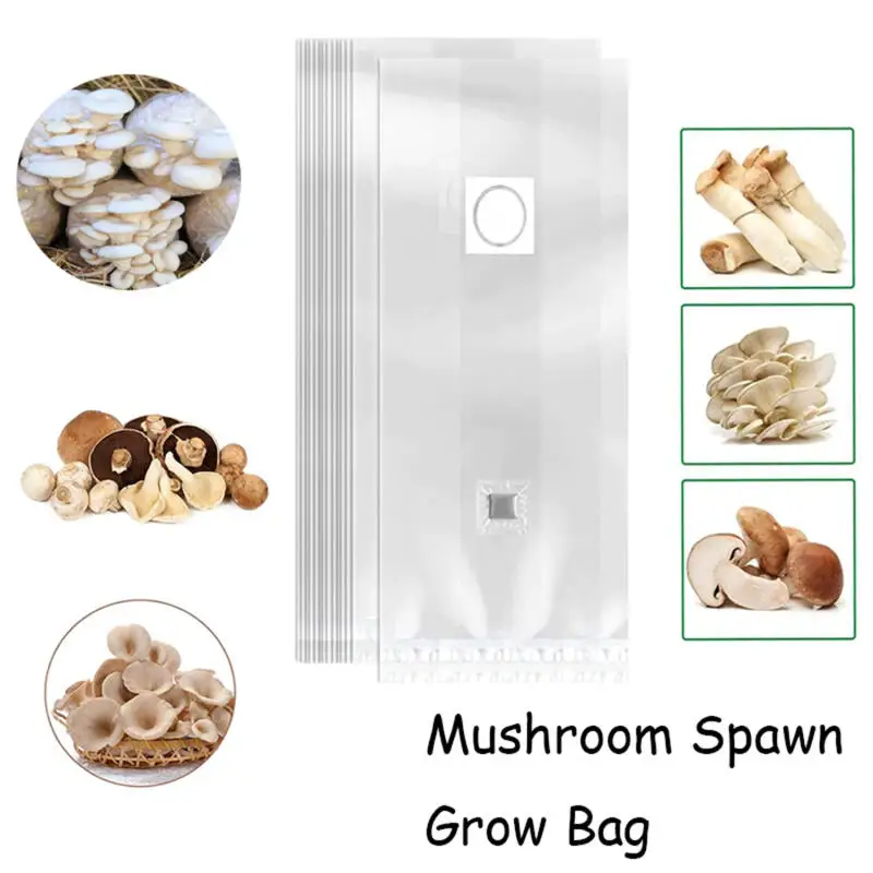 5~20pcs Bags For Mushroom Cultivation Medicinal Mushrooms High-Yield Cultivation Mushroom Cultivation Bags Mushroom Production