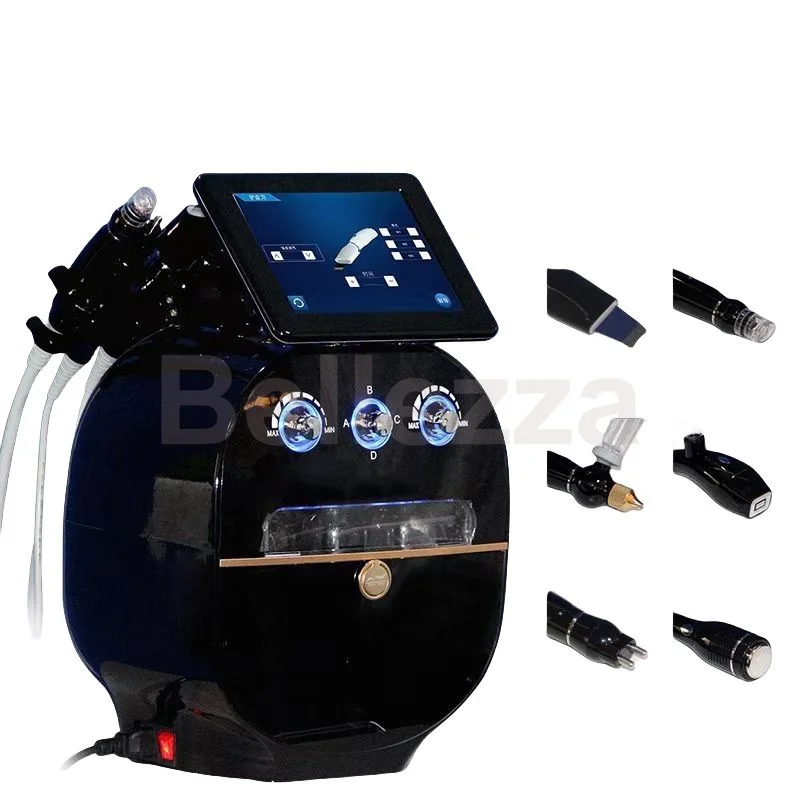 

6 In 1 H2O2 Small Bubble Aqua Dermabrasion Beauty Salon Spa Machine Hydra Diamond Peeling Water Oxygen Skin Cleansing Whitening