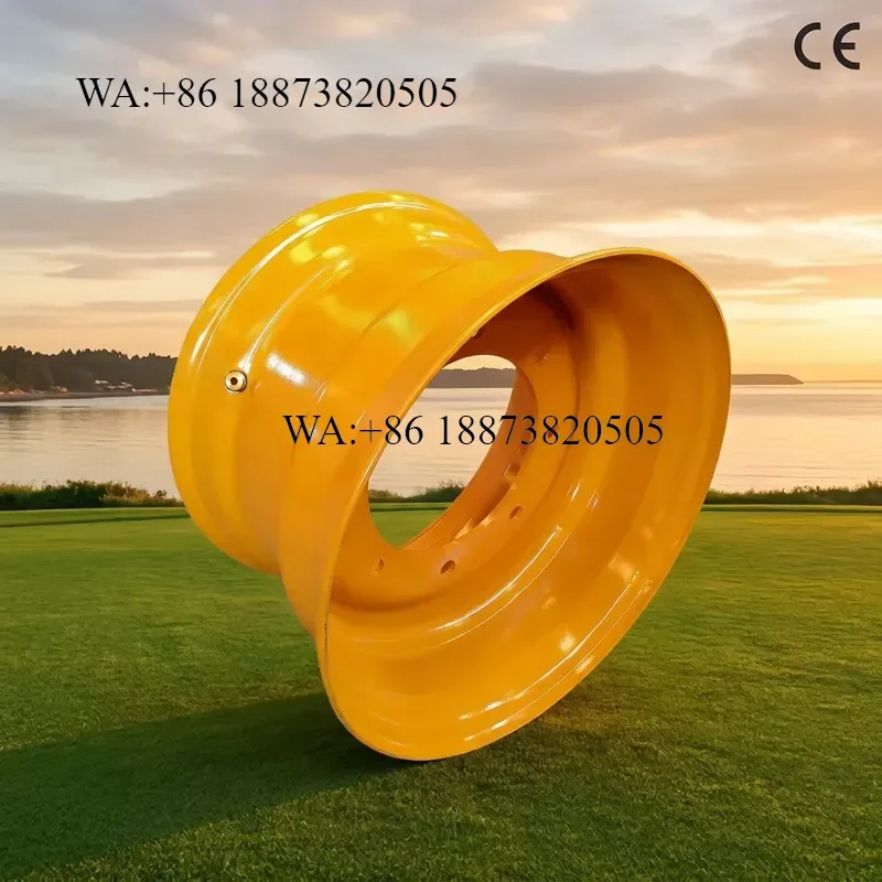 for Skid Steer Loaders 16.5 Inch Steel Wheel Rims 16.5x9.75 9.75x16.5 12-16.5 Heavy Duty Replacement Parts