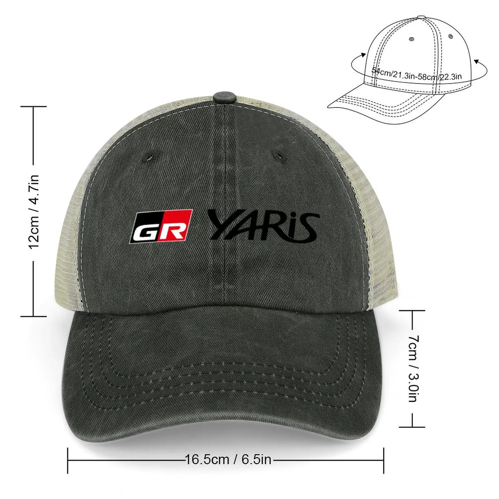 GR YARIS Cowboy Hat derby hat Golf Cap New Hat Golf Mens Women's