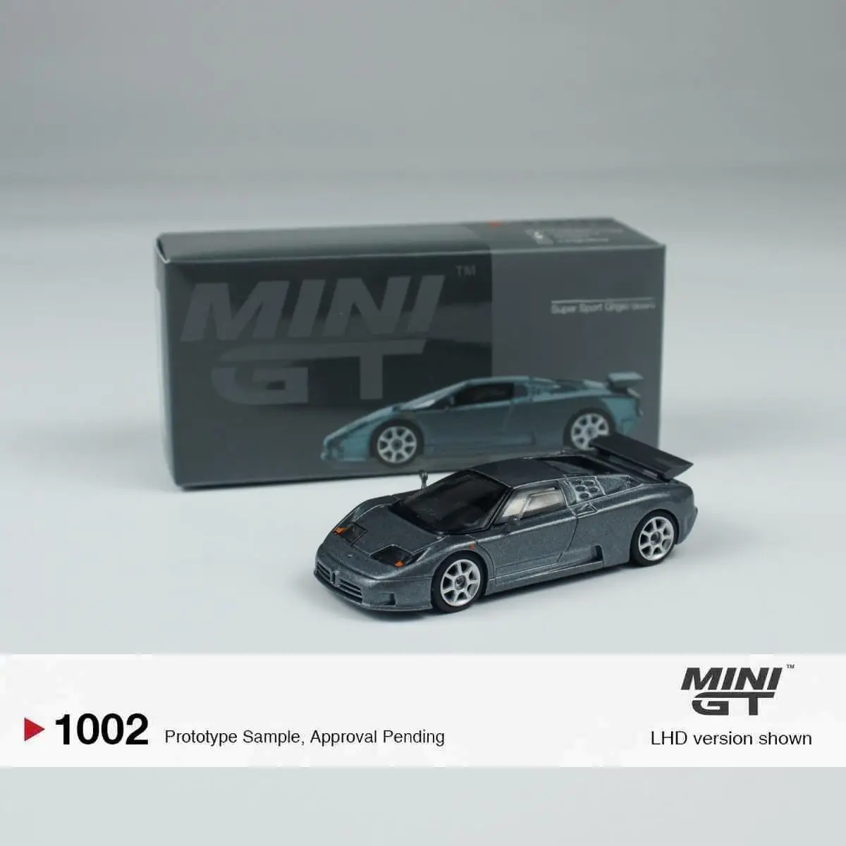 

TSM MINI GT 1:64 Minigt 1002 eb110 Super Sport Grigio Scuro, серый металлик, литой под давлением сплав, модель автомобиля, коллекция, подарок