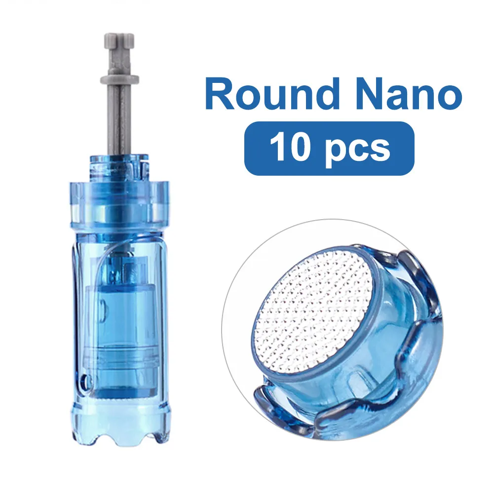 Bajonetcartridge Naald voor Dr Pen M8S/A8S/A9/A11 Microneedle 12/18/24/36/42 Pin/Ronde Nano/3D Vervanging Tip