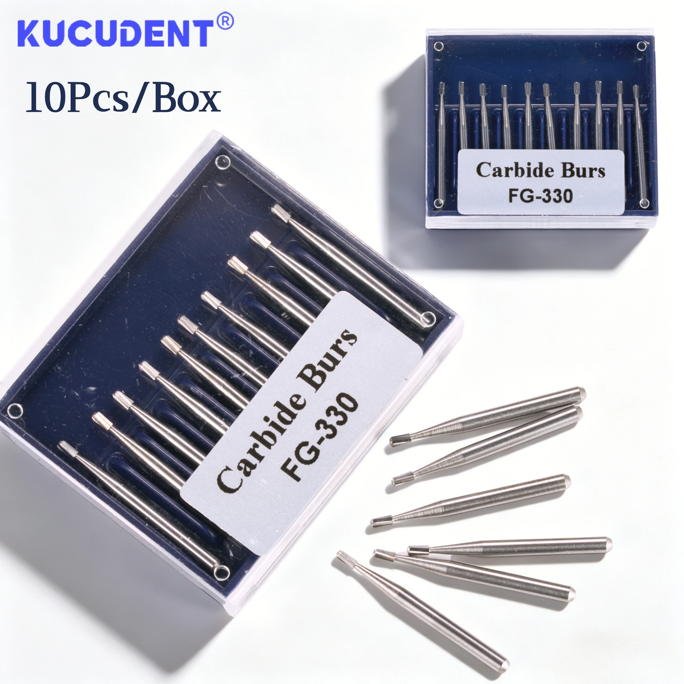 10 Stück/Box Dentalbohrer-Set für Zahnkliniken Hochgeschwindigkeits-Handstück zur Kariesentfernung für Dentallabore und Professionelle Anwendung