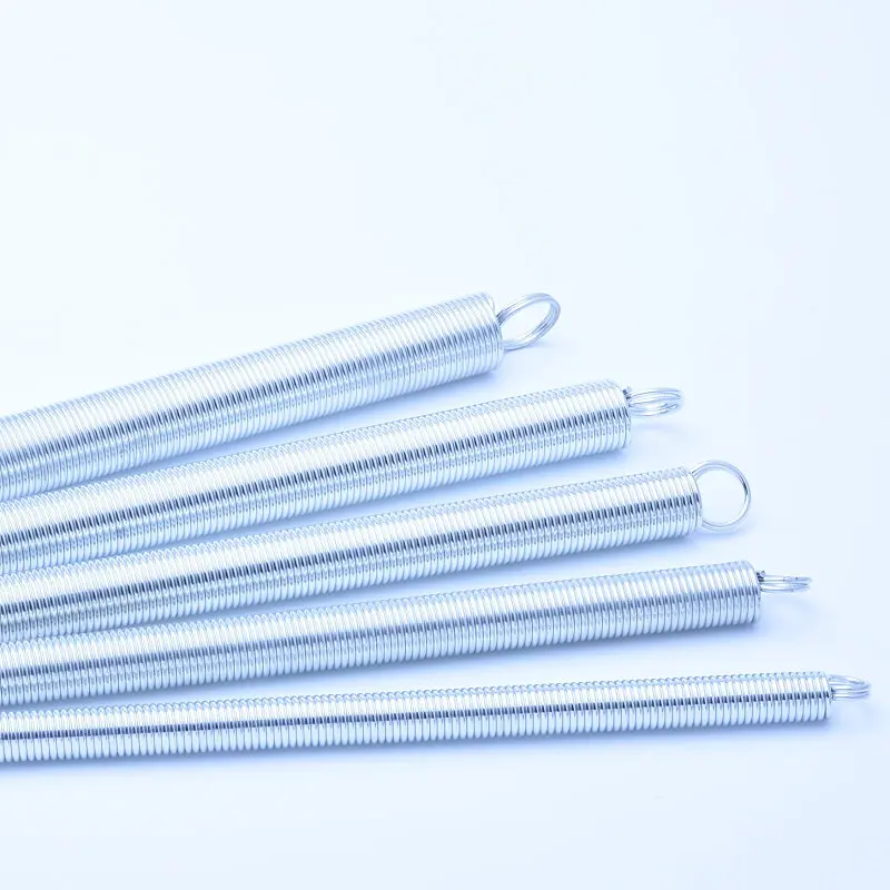 Weiyi Zugfeder aus Stahldraht, Durchmesser 1mm-1,6mm, Außendurchmesser 7mm-16mm, Doppelspiralfeder in L-Form, verzinkt, Länge 300mm – Detail 5