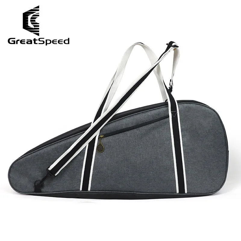 Greatspeed Tennis Racket Bag for 3 Tennis Rackets, Nylon Badminton Racket Bag, Shoulder and Handheld Bag