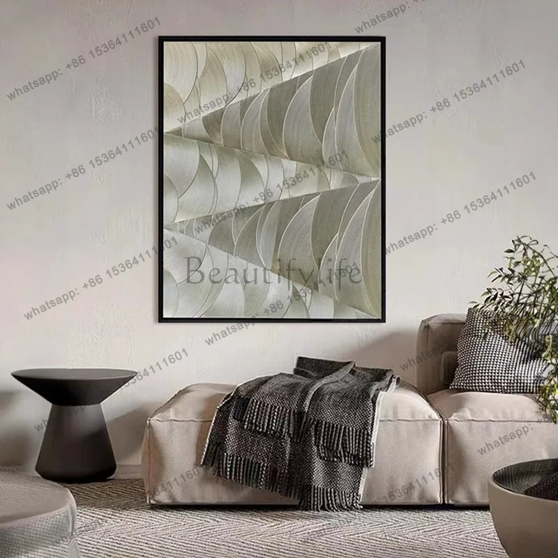 LJY French medieval style living room background wall decorative painting advanced sense