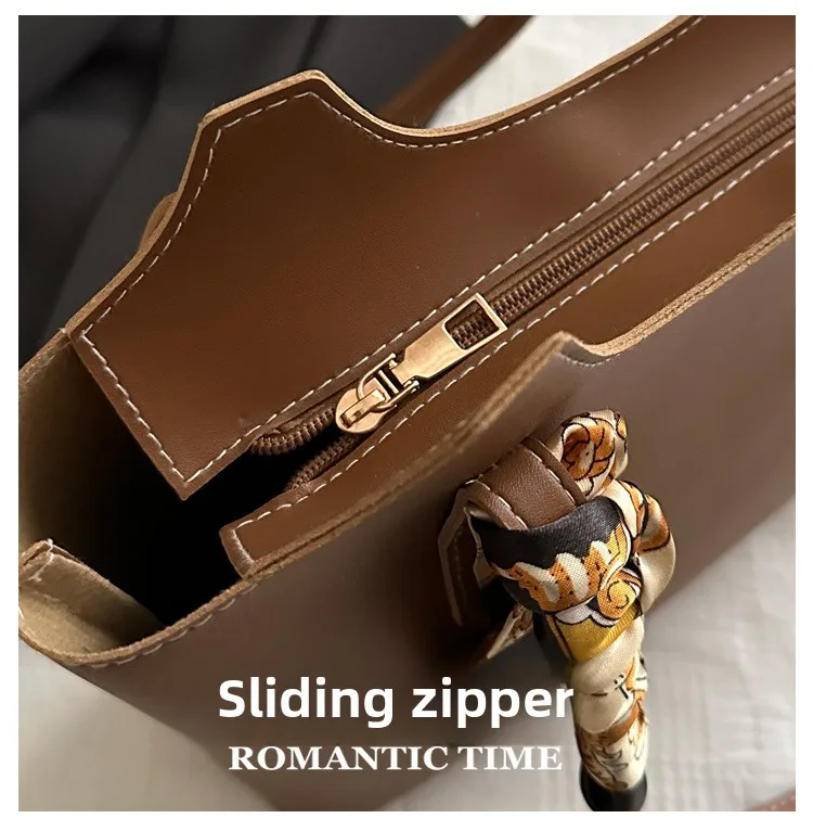Modische, stilvolle Seidenschal-Einkaufstasche, Umhängetaschen mit geräumigem Fassungsvermögen, elegante Unterarmtasche, vielseitige Pendelhandtasche für Damen – Detail 5