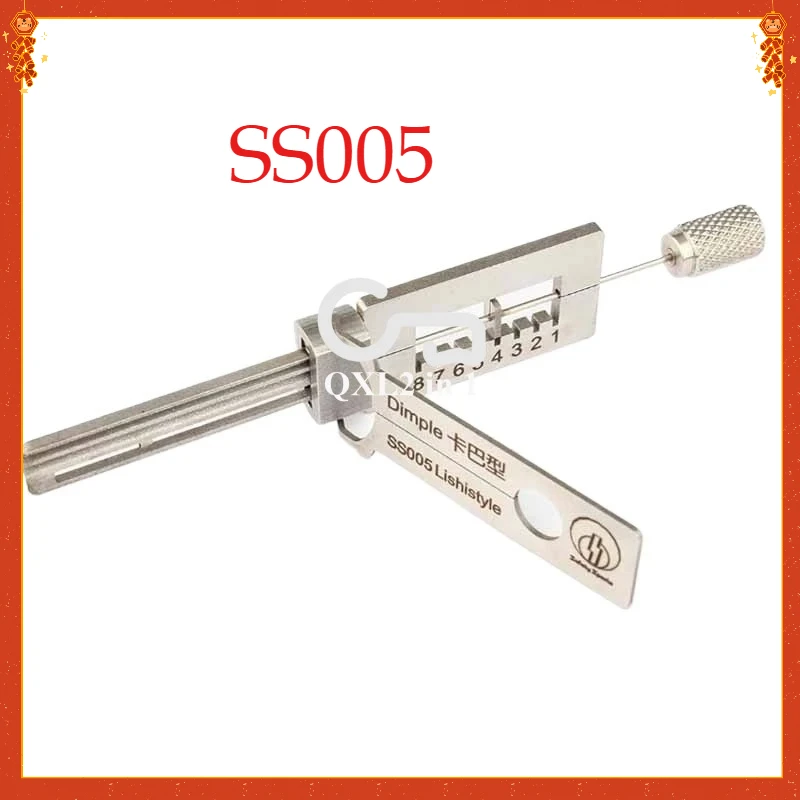 

1PCS Locksmith LiShi 2 in 1 SS005 Dimple KABA Type Style Lock 2 in 1 Civil House Ganzua Tools Master Key Kit Tool Full Set