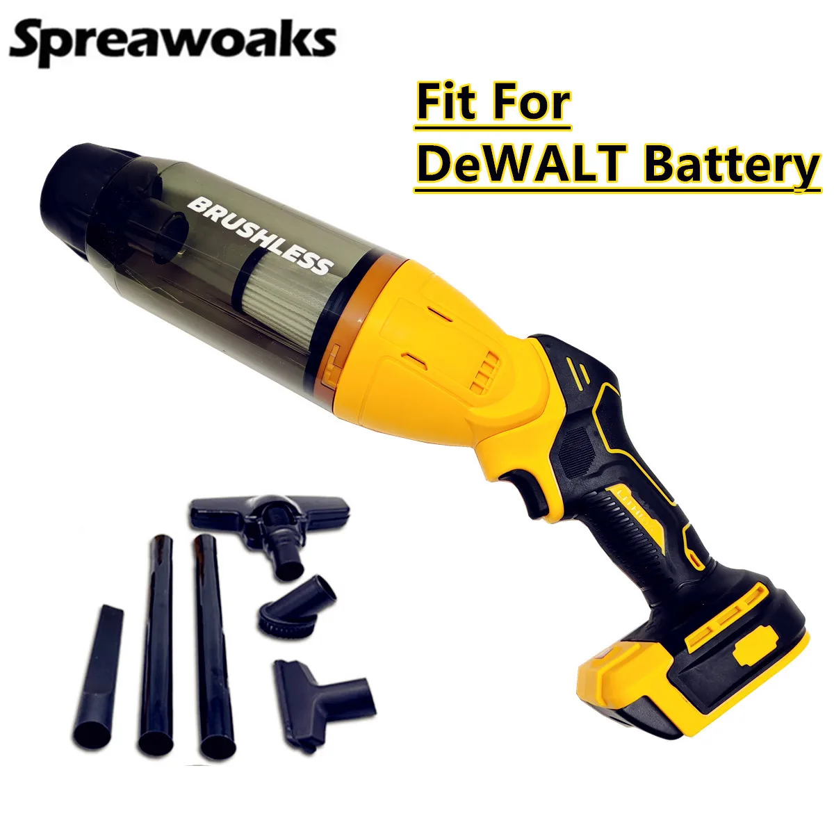 Cordless Vacuum Cleaner Brushless Handheld Vacuum Floor Carpet Pet Hair Car Electric Power Tools For DeWALT 20V 18V Battery