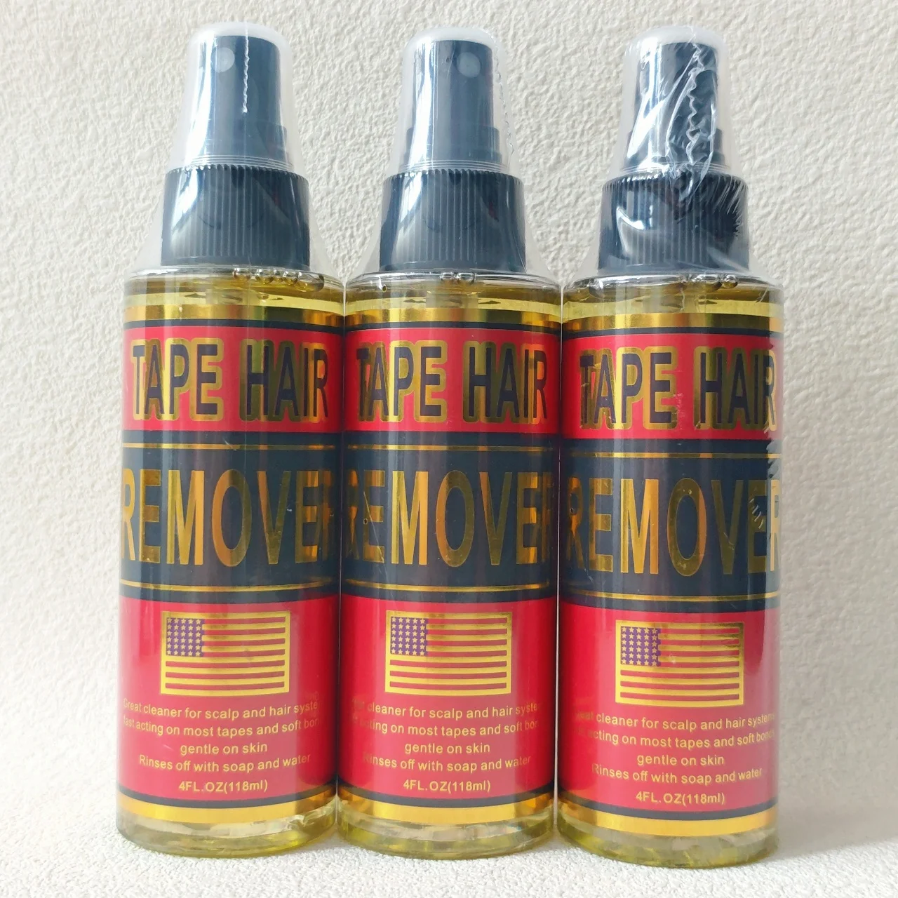 4OZ Hair Tape Remover Spray Fast remove Adhesive Gentle skin,Professional Wig Tape&Glue Remover For Lace Wigs Toupee Salon Hair