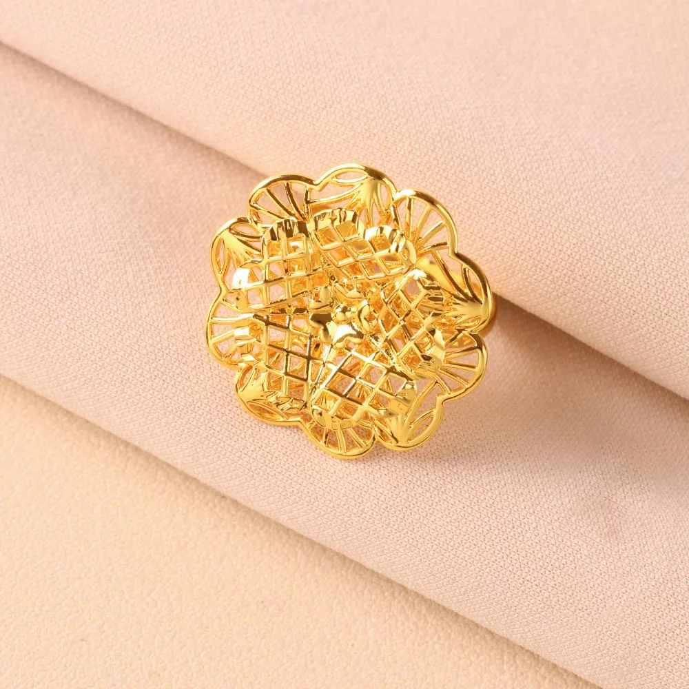 خاتم مجوف منحوت 5A، خاتم منقوش عتيق عصري ورائع، مناسب لإعطاء الهدايا للصديقات أثناء المهرجانات