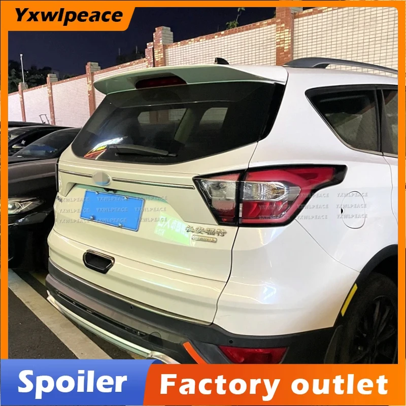 

For Ford Escape Kuga 2013 2014 2015 2016 2017 ABS Plastic Primer Color Rear Trunk Wing Roof Spoiler Body Kit Accessories