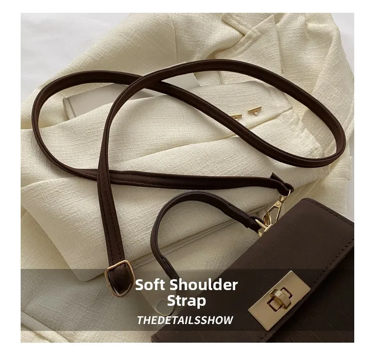 Bolso de Mano Versátil y Moderno para Mujer, Estilo Retro Chic 2026, Bolso Bandolera, Bolso de Hombro, Bolso Cuadrado Suave