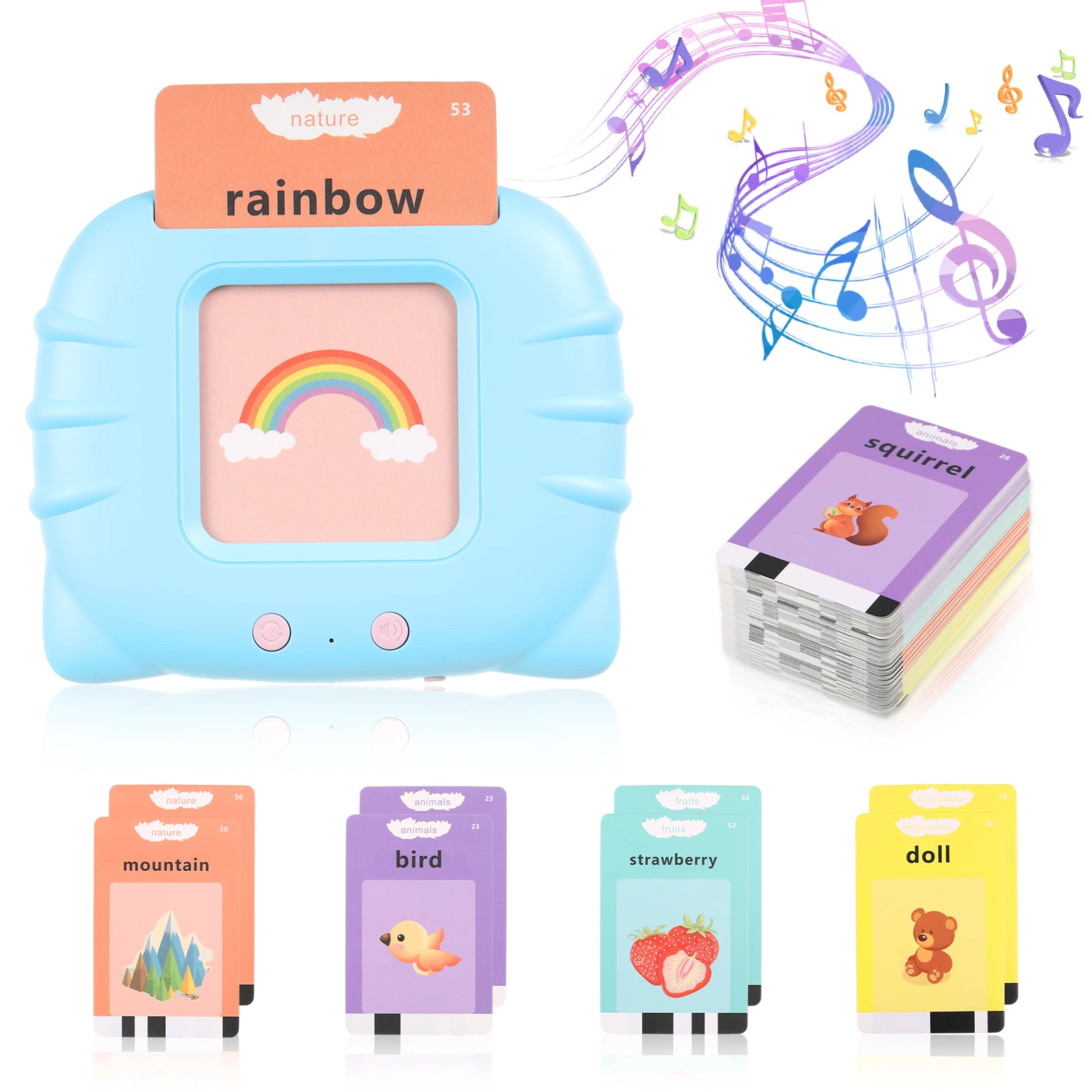 Speech Therapy Talking Flash Cards For Kids Interactive And Rechargeable Best Gift For Kids