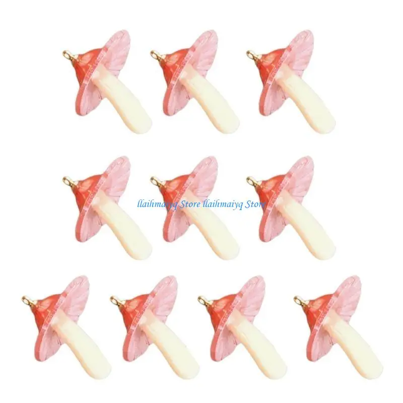 

573B Convenient Mushroom Part Hangings Accessory Charm for Backpack and Photograph