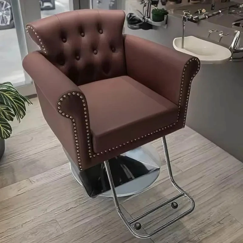 

*High-end hair salon chair Comfortable hair cutting chair for hair salon Chinese style