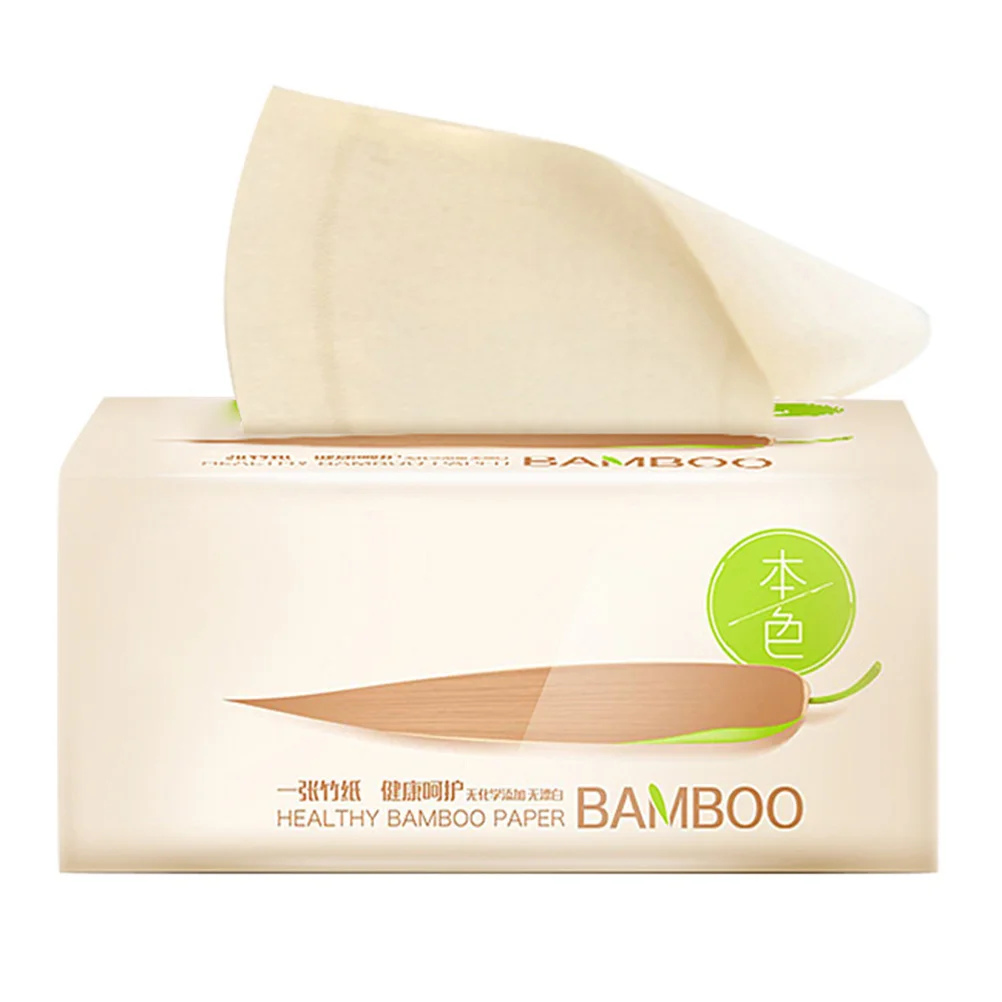 

10 Bag Bamboo Pulp Facial Tissue Healthy Wet Dry Face Disposable Makeup Remover Wipes Flexible Napkin
