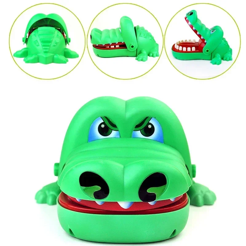 Large Hand-biting Crocodile Scary Toy Trick Decompression Game Children's  Large Crocodile Mouth Dentist Bite Finger Game