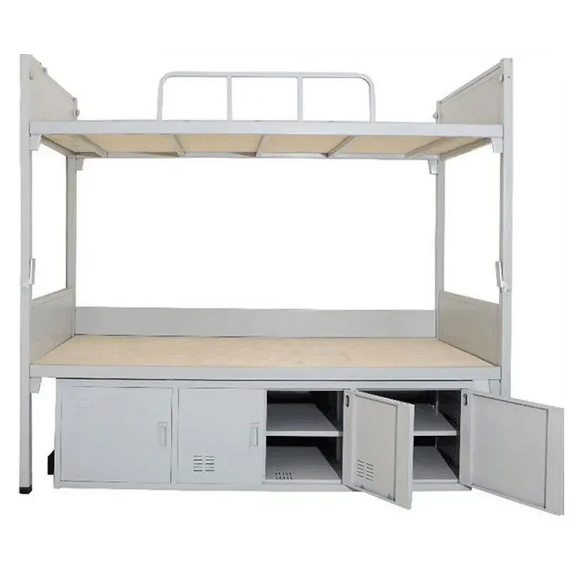 

Modern Design Dormitory Bed Bunk Metal and Wood Material for Bedroom School Apartment Hospital