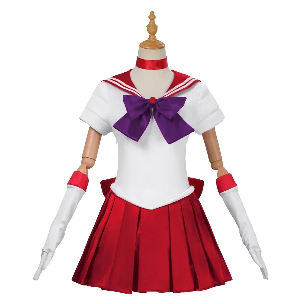 Anime Sailor Moon Cosplay Costume Tsukino Usagi Uniform Dress Outfits Cosplay Yellow Wig Halloween Carnivl Party Women - view 5