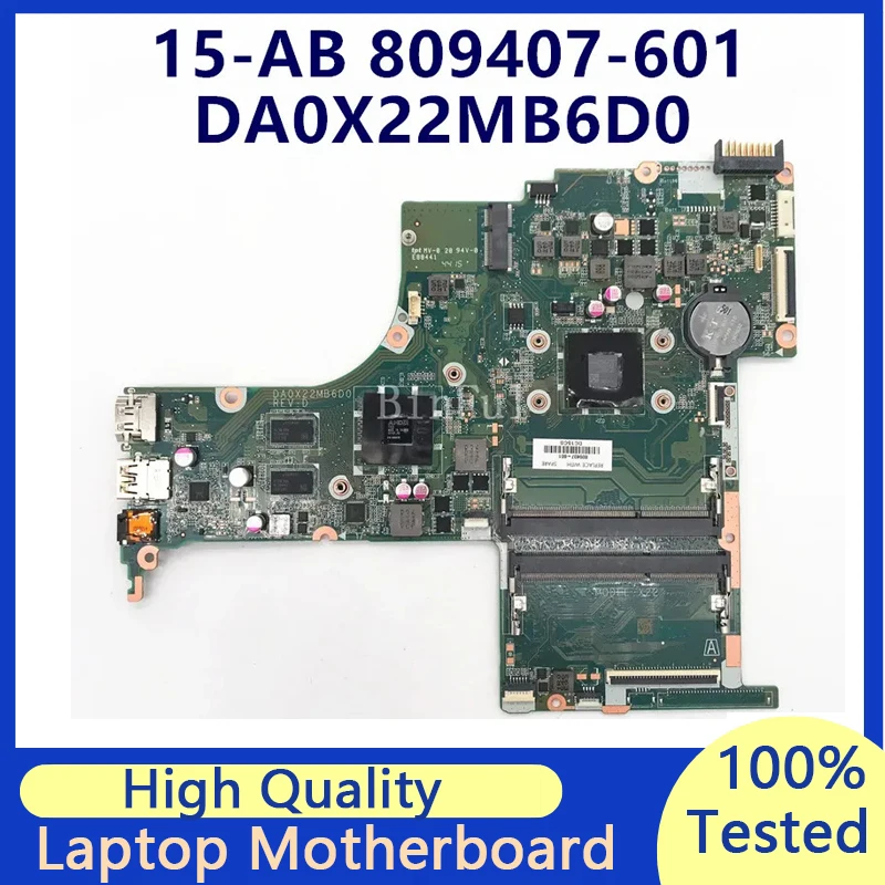 

809407-601 809407-501 809407-001 For HP 15-AB Laptop Motherboard With A8-7410 CPU DA0X22MB6D0 216-0864018 100% Full Working Well