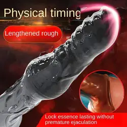 Reusable Penis Extender Warcraft Cock Rings Delay Ejaculation Penis Sex Toys For Men  Sleeve Condoms for Men Delay  Glans Cover