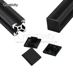 10/20/50PCS 3D Printer Parts Aluminum Profile End Cap 2020 Plastic End Cap Cover Plate For Aluminum Profile Extrusion