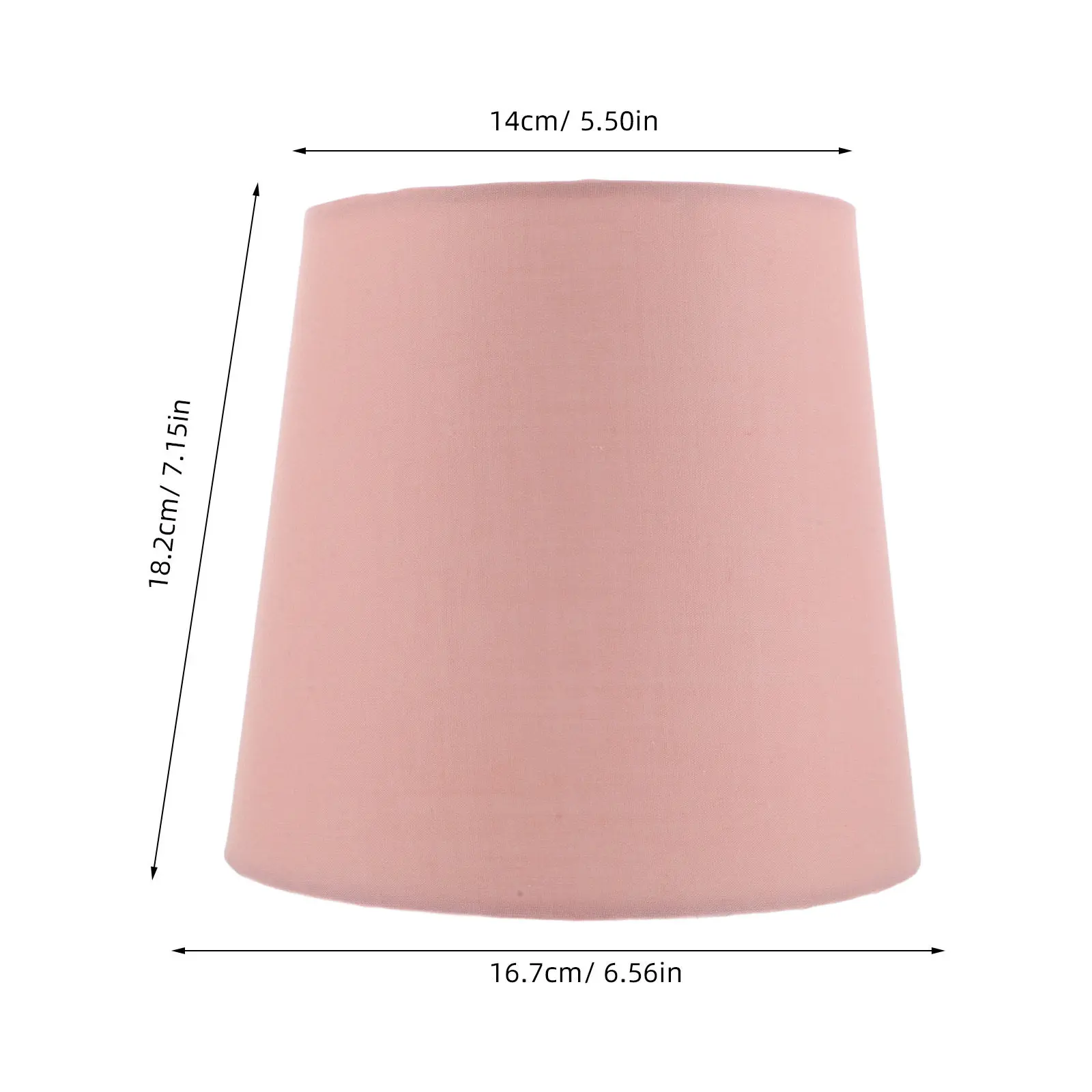 Bedside Fabric Bell Lampshade Linen Cone Shape Table Lamp Shade Soft Light Diffuser for Cozy Bedroom Lounges Tabletop Lampshade