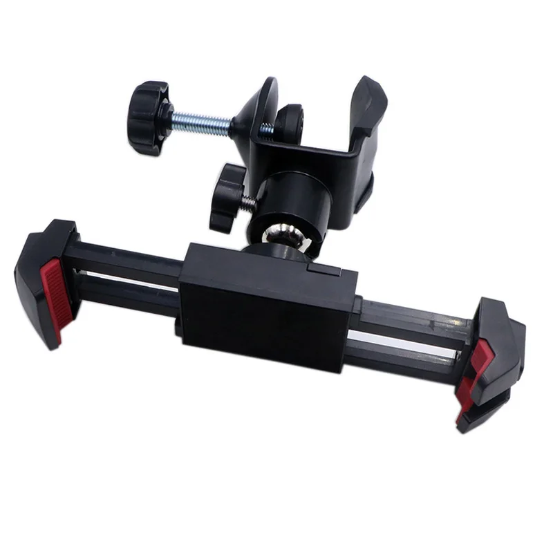 Tablet stand ipad mobile phone universal shelf drawing board expansion fixed clip multi-functional chuck live round pipe clamp