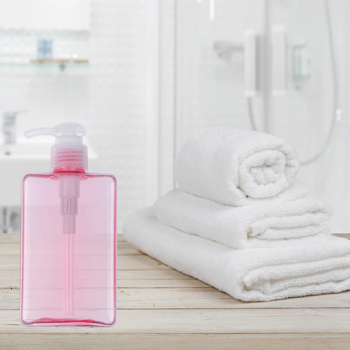 

2Pcs Empty Petg Plastic Pump Bottles Portable Container Safe Pressure-Resilient Essential Oil Travel Petg Bottle