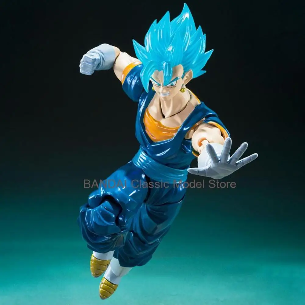 Baixo preço em estoque bandai caixa original figuarts dragon ball vegito excluir edição figura de ação modelo brinquedo presente para crianças