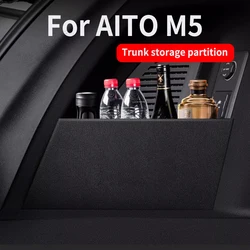 Suitable For AITO M5 2022-2023 Leling Trunk Partition Interior Decoration Car Supplies Storage and Storage Box