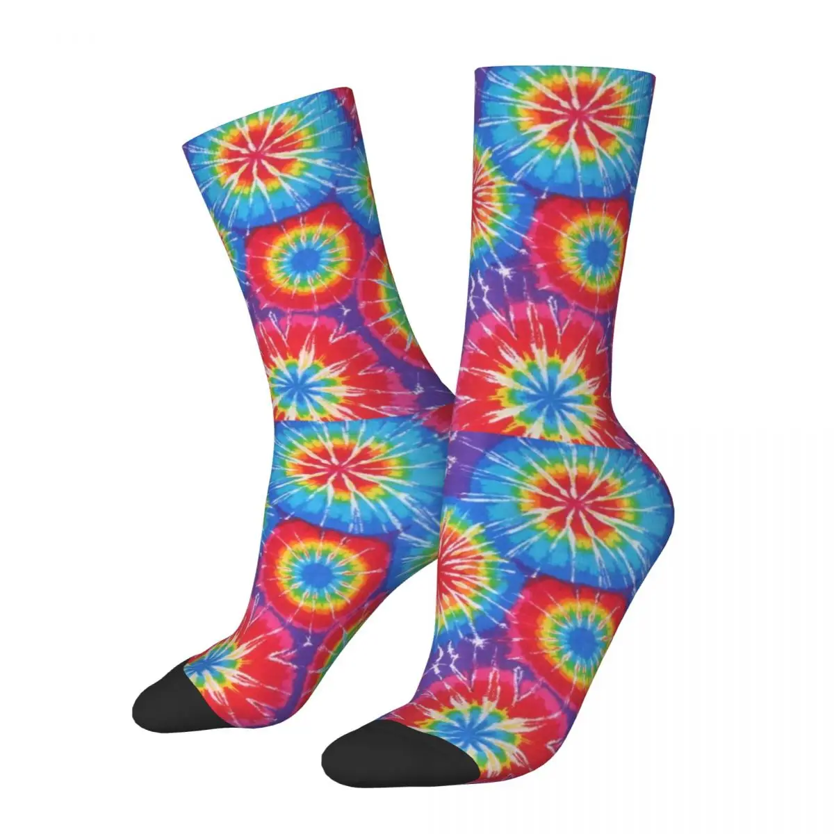 

Happy Funny Male Men Socks Casual Rainbow Tie Dye Sock Skateboard Women Socks Spring Summer Autumn Winter