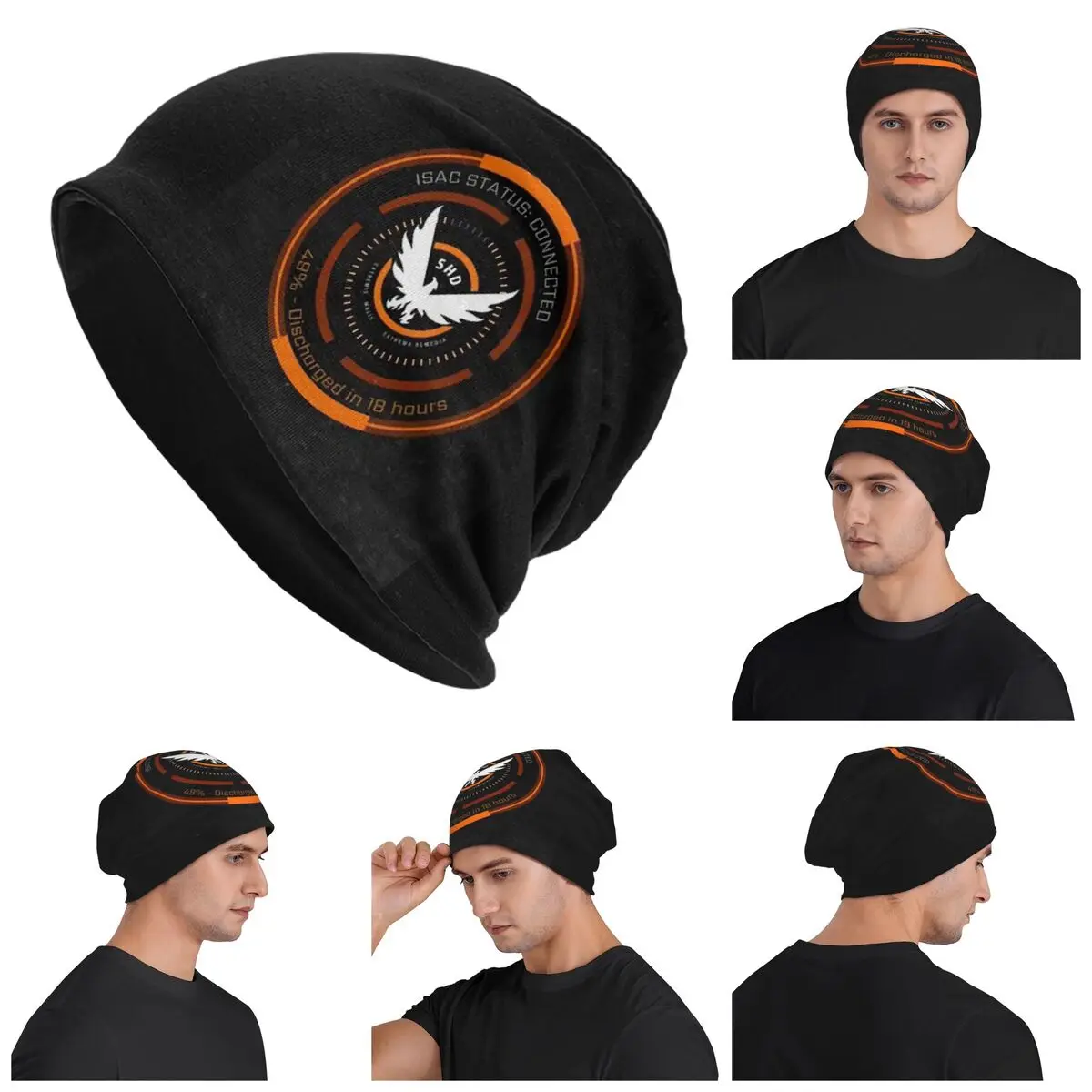 

The Division 2 Shd Strategic Homeland Division Warm Knitted Cap Fashion Bonnet Hat Autumn Winter Outdoor Beanies Hats Adult