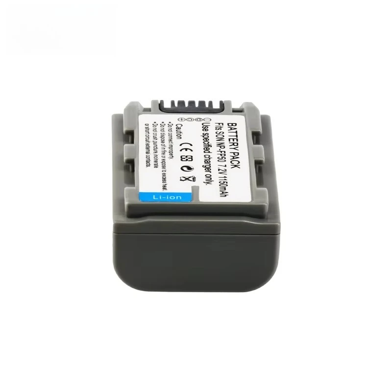 For Sony NP-FP50 Replacement Li-ion Camcorder Battery 7.2V 1150mAh Fit Sony DCR-HC21 HC26 HC32 Handheld Video Cameras
