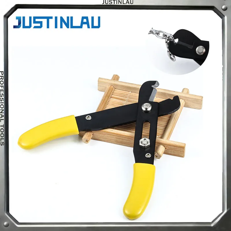 1 Stück Edelstahl-Kettenzange zum Öffnen und Schließen von Schmuckketten, Abisolierzange, DIY-Werkzeug für Schmuck, Halsketten und Armbänder