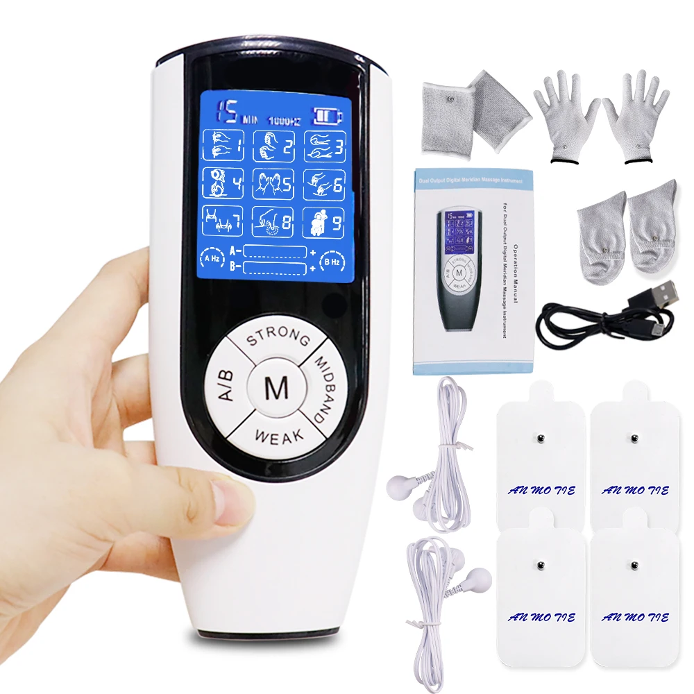 

TENS Massager Cross Acupuncture Moxibustion Muscle Stimulator for Pain Relief Whole Body Massage Digital Therapeutic Machine