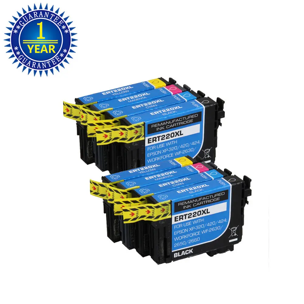 

220 XL T220XL Remanufactured Epson Ink Cartridges for Expression XP-320 XP-420