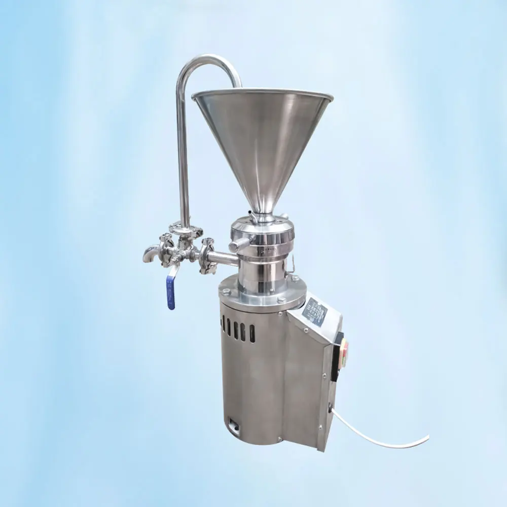 Commercial Peanut Butter Grinder Miller Sesame Chili Sauce Grinding Machine Sanitary Laboratory Colloid Milling Equipment