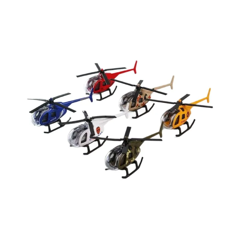 Alloy Aircraft Simulation Helicopter Fighter Anime Action Figure Model Toys Gift for Children Collection Military Ornament