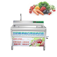 Commercial Carrot Potato Fruit Ultrasonic Ozone Washer Cabbage Vegetable Washing Machine