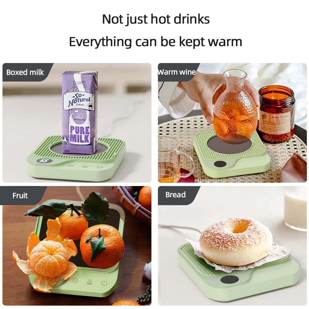 30W 커피 머그 워머 컵 히터 가열 패드 전기 핫 플레이트 3단계 온도 조절 워머 코스터 (우유, 차, 물용) 220V