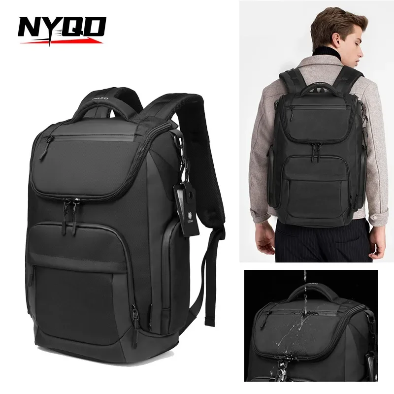 

Men Travel Business waterproof backpack Male student computer backpacks fashion schoolbags sırt çantası erkek seyehat