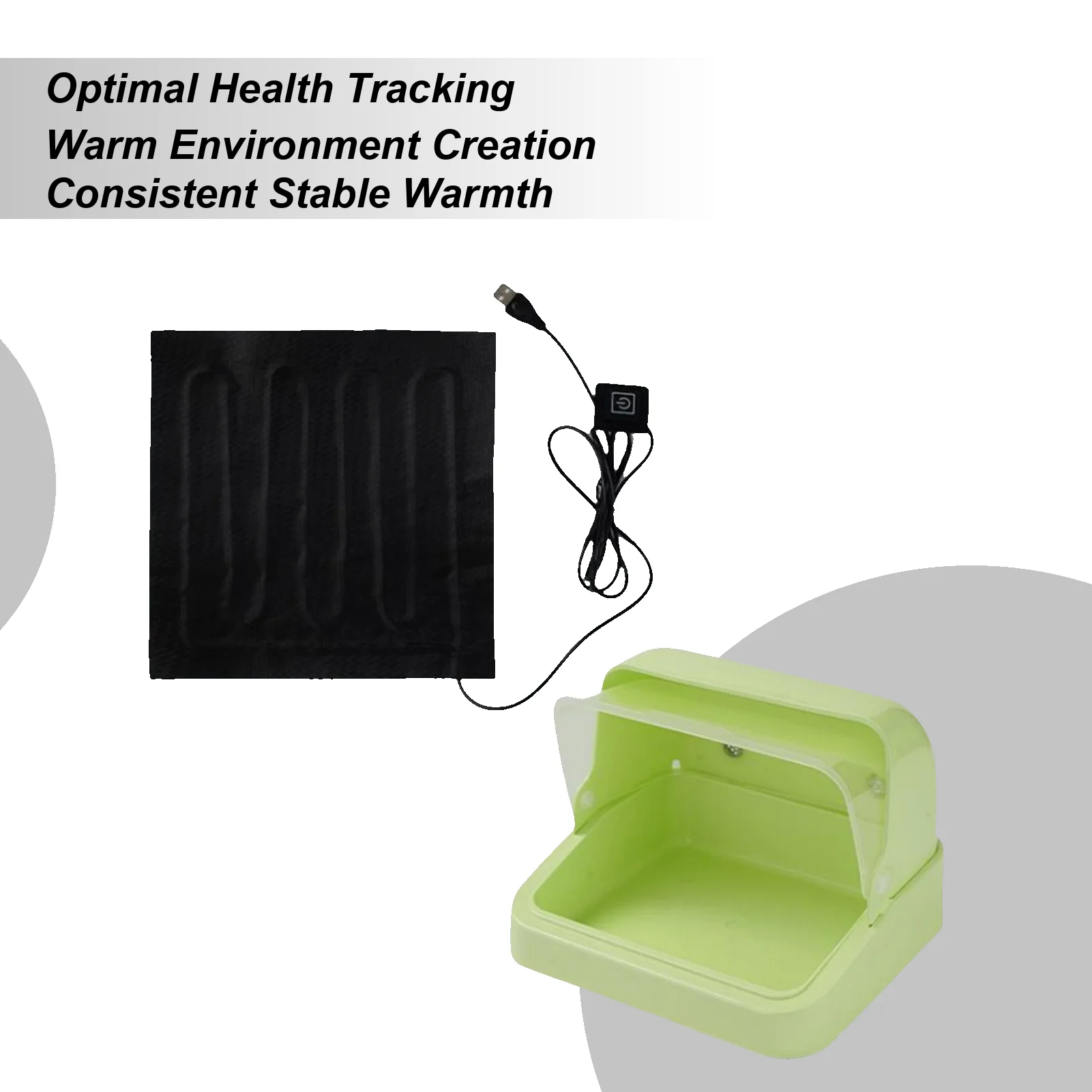 

Chicken Brooder Box Poultry Breeding Cage With Built-In Heating Pad Poultry Heater Breeding Box For Farm Duckling Parrot Quail